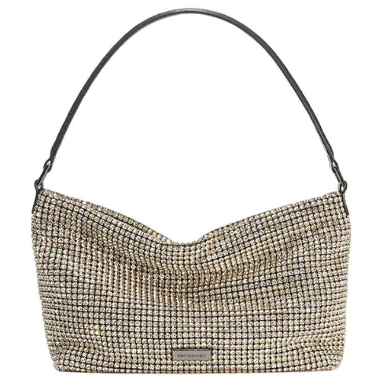 Self-portrait Self portrait Polyester Handbag Mini Women's Gold