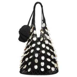 Magda Butrym Cotton Handbag, Shoulder Bag Small Women's Black