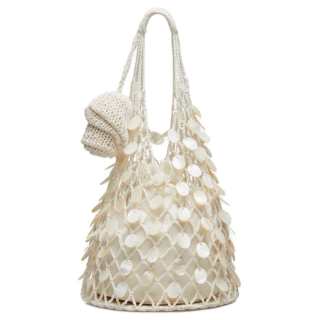 Magda Butrym Cotton Handbag Small Women's Cream