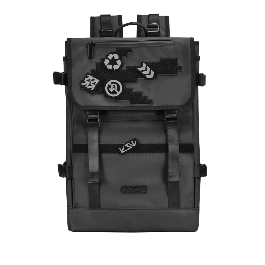 COEXISTENCE COEXISTENCE Polyester Backpack Unisex Black