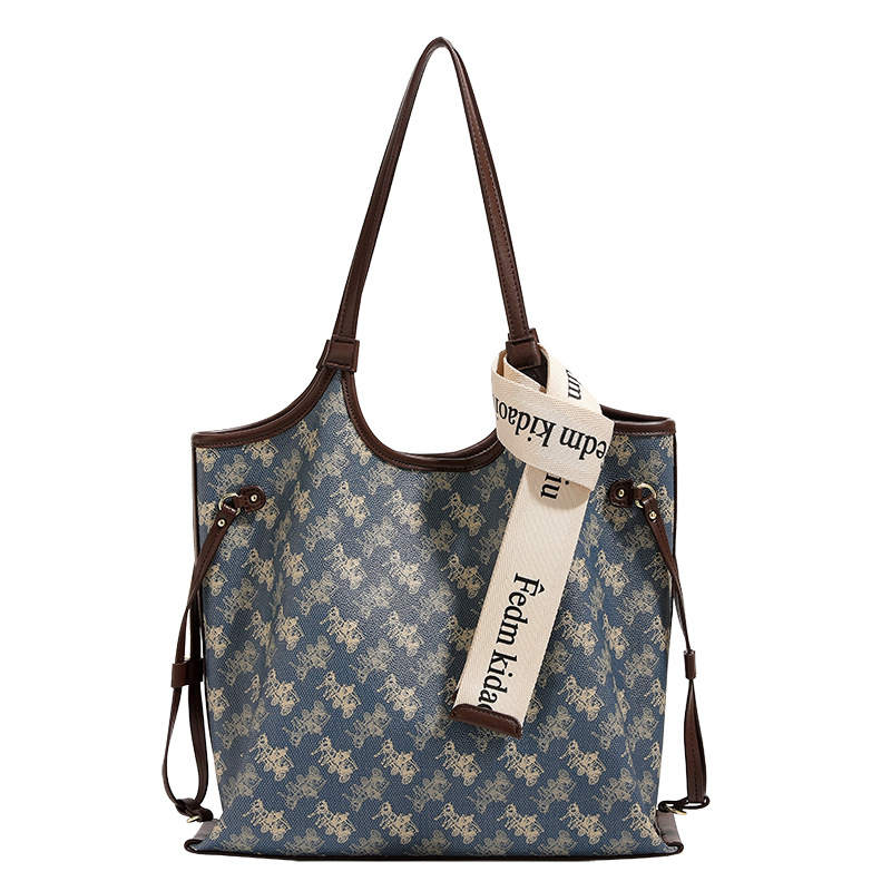 PAYOT PAYOT Microfiber Synthetic Leather One Shoulder Handbag Regular Women's Blue