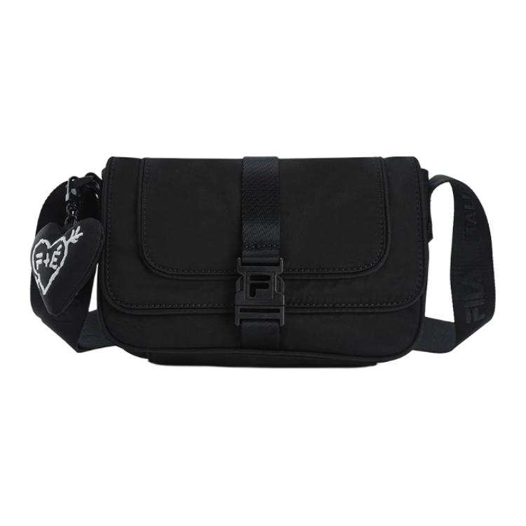 FILA Fabric Shoulder Bag Mini Women's Jet Black