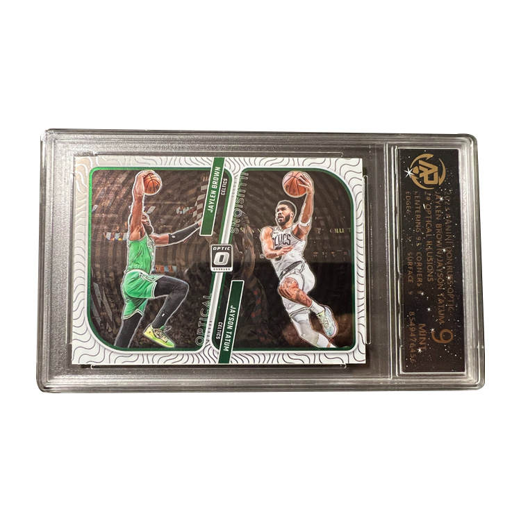 PANINI Celtics, Jaylen Brown, Tatum OPTIC Double Pick, Stunning Slam Dunk Special Card, Player Card, Rare Card