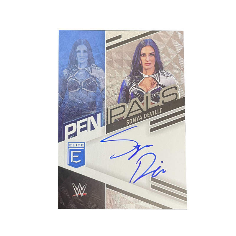 PANINI 2023 Elite Sonya Deville Elite, Bad Boss, DeVille, Signature Card, Card Access Sports Cards 1 Pc