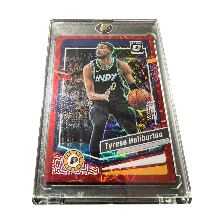 PANINI Pacers, Tyrese Haliburton, High End True Red Circle Holographic Card, Star Card, Rare Card Sports Cards 1 Pc
