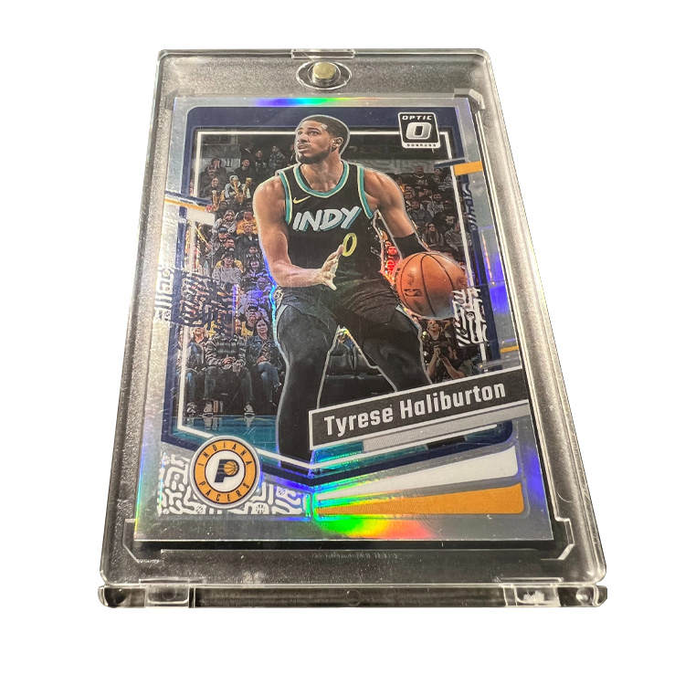 PANINI Wizards, Tyrese Haliburton, Haliburton, High End Genuine Silver Holographic Card, Star Card, Rare Card
