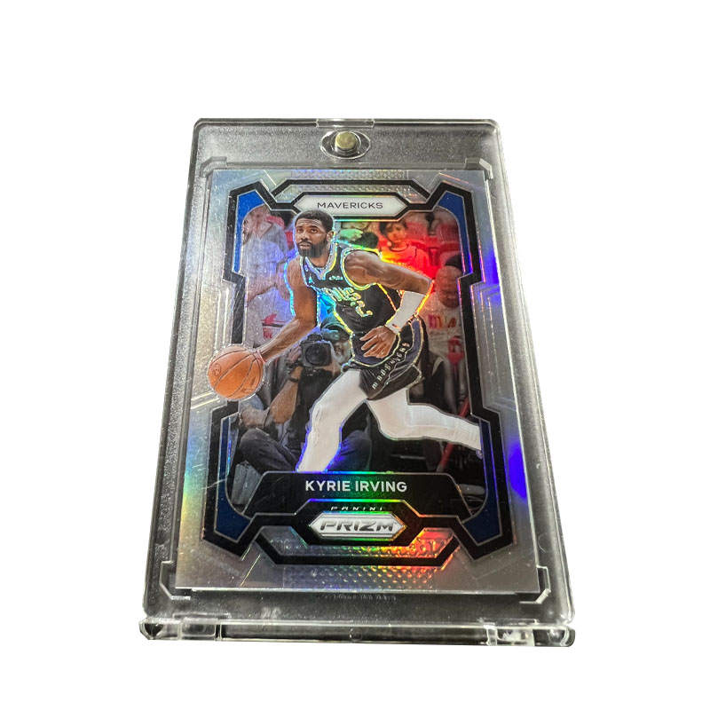 PANINI Dallas Mavericks Kyrie Irving Prizm Beautiful Silver Refractive Player Card Rare Card Sports Cards 1 Pc