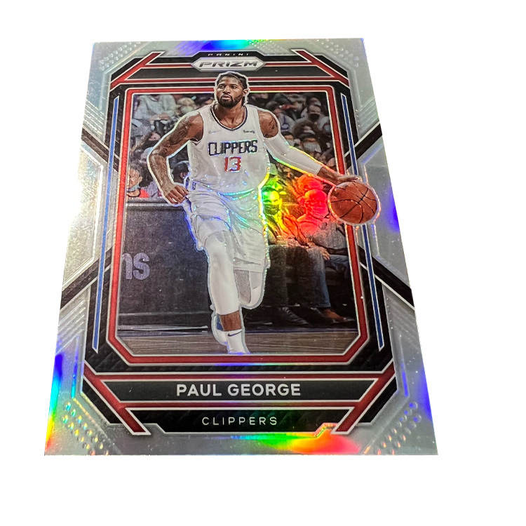 PANINI Clippers, Paul George, General, High End Silver Holographic Card, Rare Card Sports Cards 1 Pc