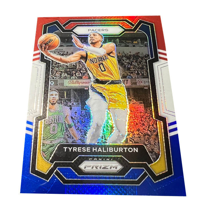 PANINI Pacers Tyrese Haliburton High End Tricolor Holographic Card Player Card Rare Card Sports Cards 1 Pc