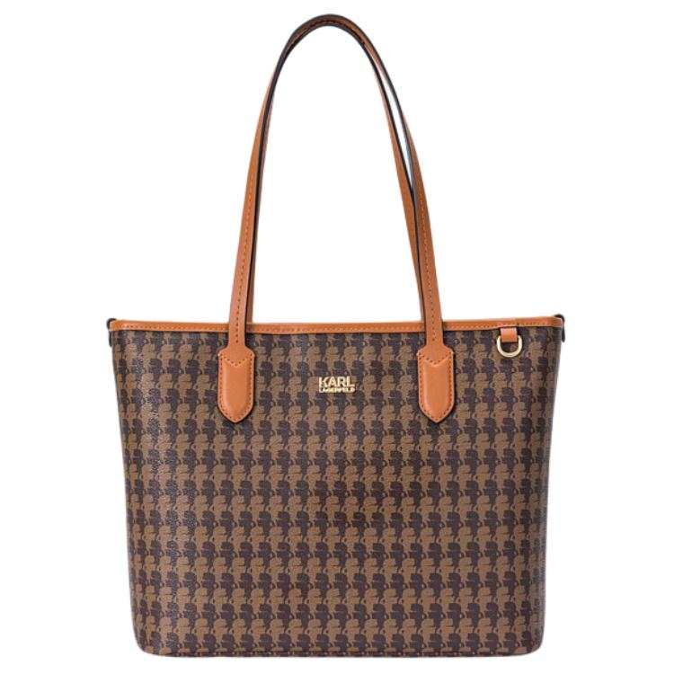 KARL LAGERFELD / Karl Lagerfeld Jeans Artificial Leather Handbag, Shoulder Bag Large Women's Brown