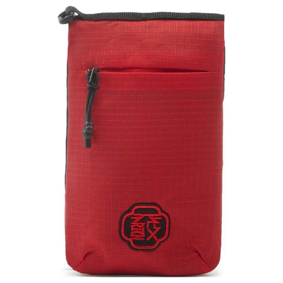 Li-Ning Li Ning Rijin Doujin Collection Polyamide Shoulder Bag, Crossbody Bag Cell Phone Pouch Unisex Vermilion