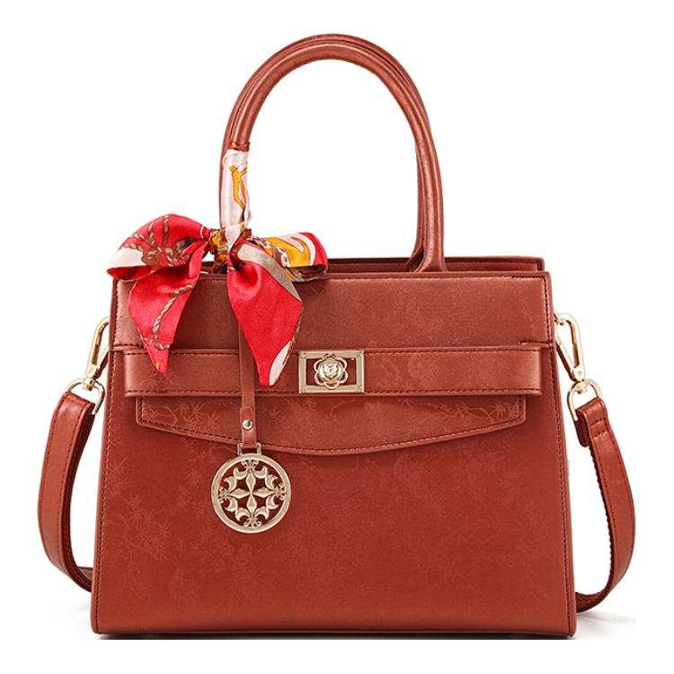 PAYOT PAYOT Microfiber Synthetic Leather Handbag Regular Women's Chinese Style Red