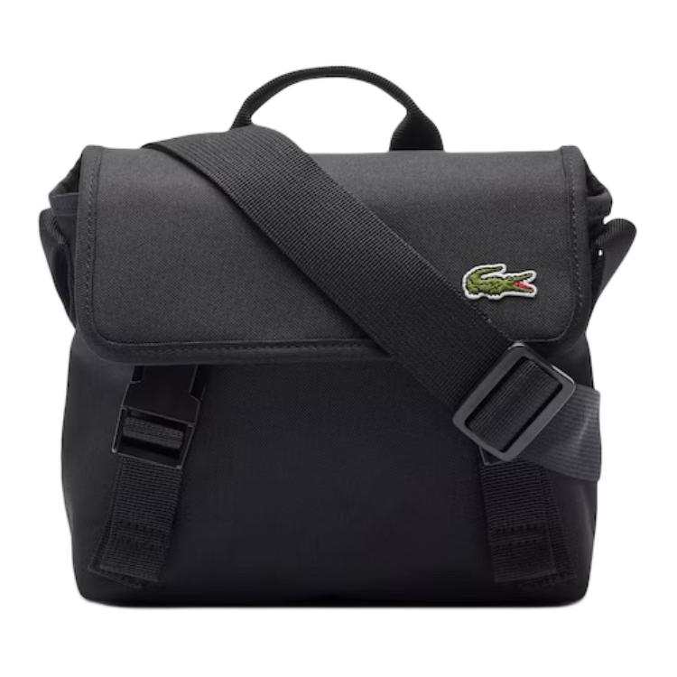 LACOSTE LACOSTE Polyester One Shoulder Handbag Unisex Black