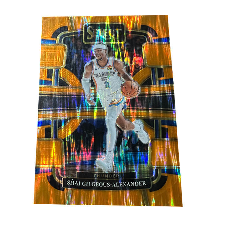 PANINI PANINI Thunder, Alexander SGA High End Orange Waterfall Holographic Card SELECT Collection, Player Card, Rare Card