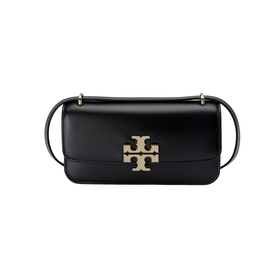 TORY BURCH TORY BURCH Eleanor Cowhide Small Rectangular Bag Women's Black