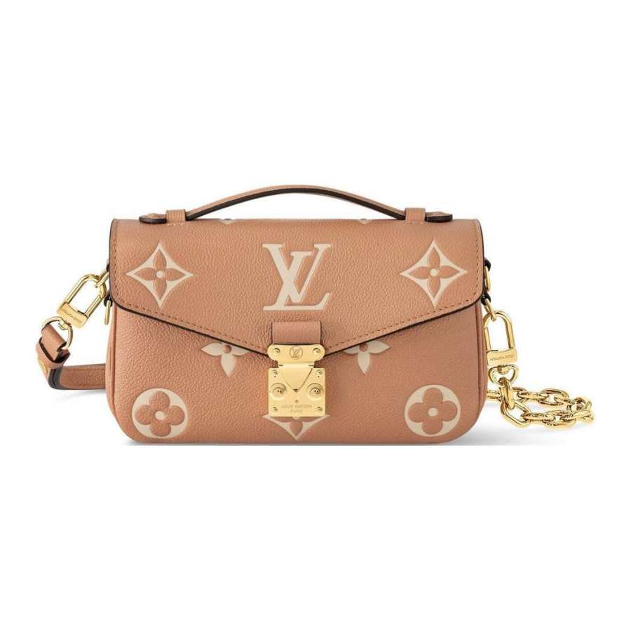 LOUIS VUITTON Pochette Metis Cow Leather Messenger Bag, Crossbody Bag, Shoulder Bag Women's Brown