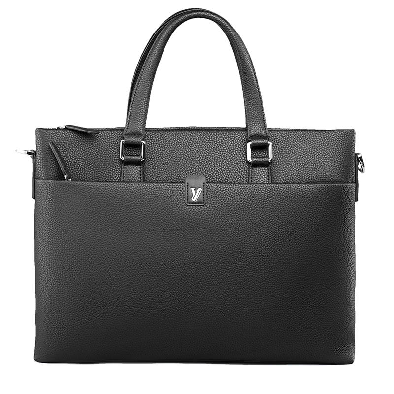 YEARCON Pu Shoulder Bag, Crossbody Bag, Handbag, Briefcase Large Men's Black