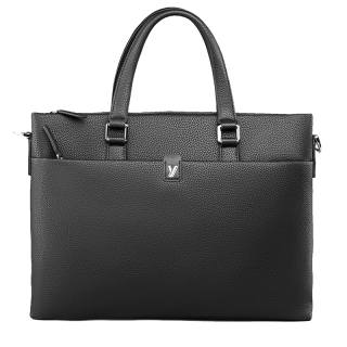 YEARCON Pu Shoulder Bag, Crossbody Bag, Handbag, Briefcase Large Men's Black