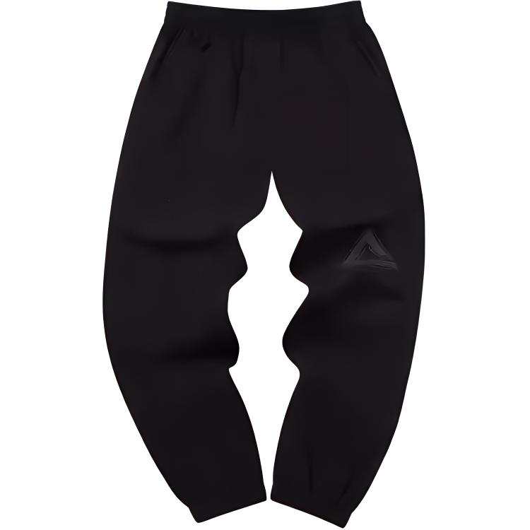 PEAK Basketball Culture Collection Sports Lifestyle Collection Knitted Sweatpants Men's Black