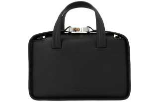 1017 ALYX 9SM Lock Leather Shoulder Bag Women's Black