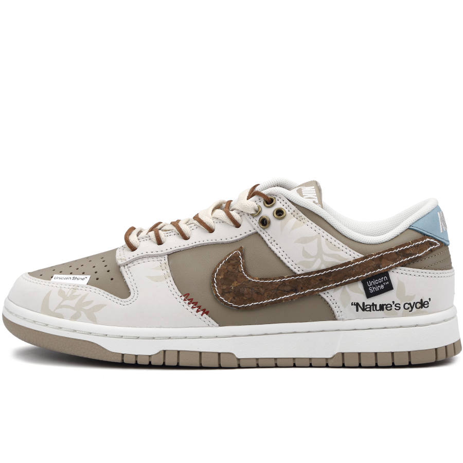 Nike Nike Dunk Land Of Withered Wood Slip Resistant Abrasion Resistant Low top Skateboard Shoes Unisex Brown