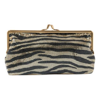 Paco Rabanne Aluminum Clutch Women's Gold & Black