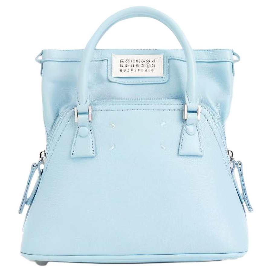 Maison Margiela 5AC Calfskin Handbag Women's Blue