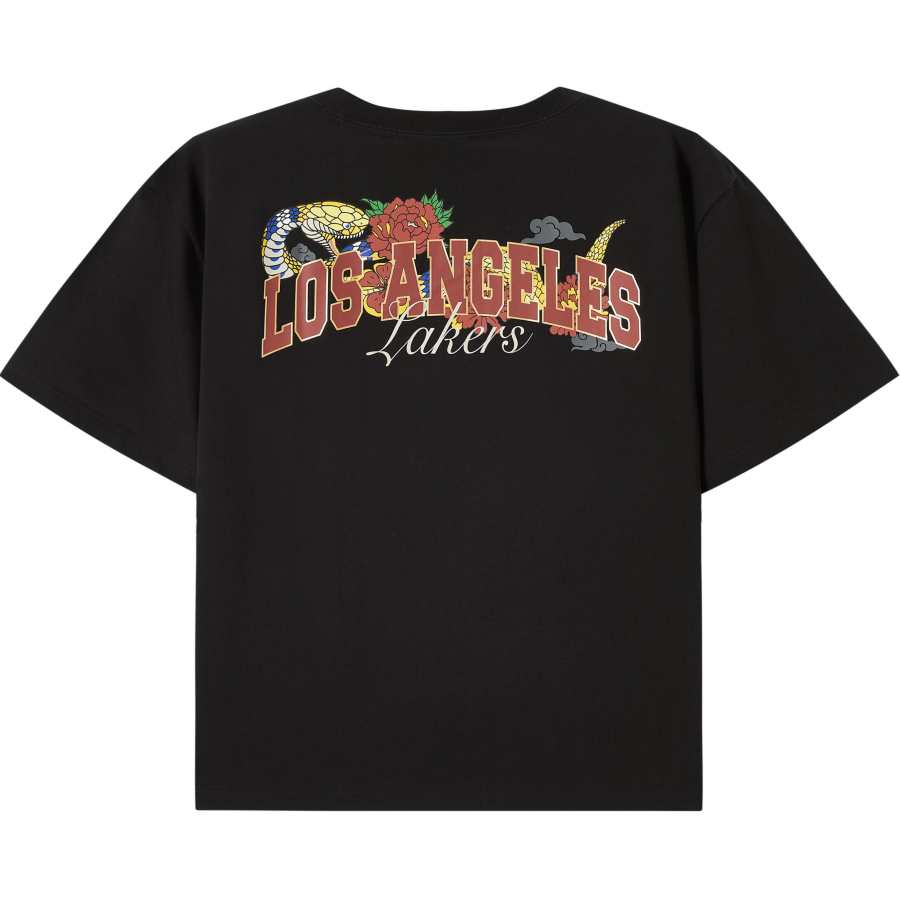 Mitchell Ness x NBA Los Angeles Lakers SS25 Lifestyle T Shirt Unisex Black