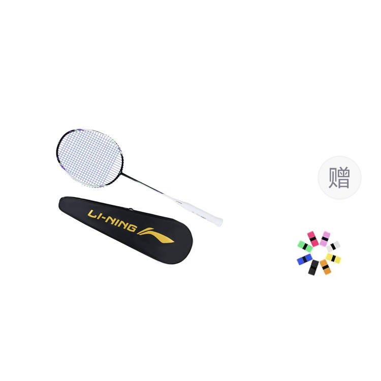 Li-Ning Li Ning Halberd Pony Da Full Carbon Badminton Rackets Entry level 675mm Unisex Pearl White