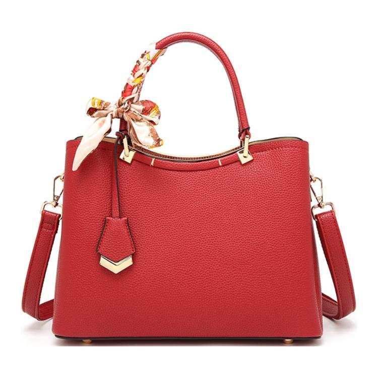 PAYOT Microfiber Synthetic Leather Shoulder Bag, Crossbody Bag, Handbag Regular Women's Burgundy