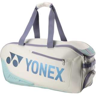 YONEX Artificial Leather Gym Bag Regular Unisex White/Pearl Blue