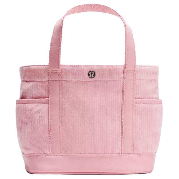 Lululemon Cotton Tote Bag, Shopping Bag, Handbag Mini Women's Pink