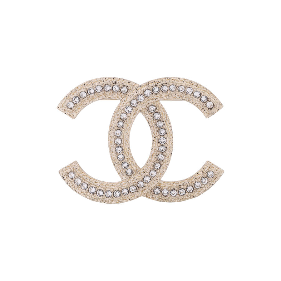 CHANEL CHANEL Metal & Strass Brooch