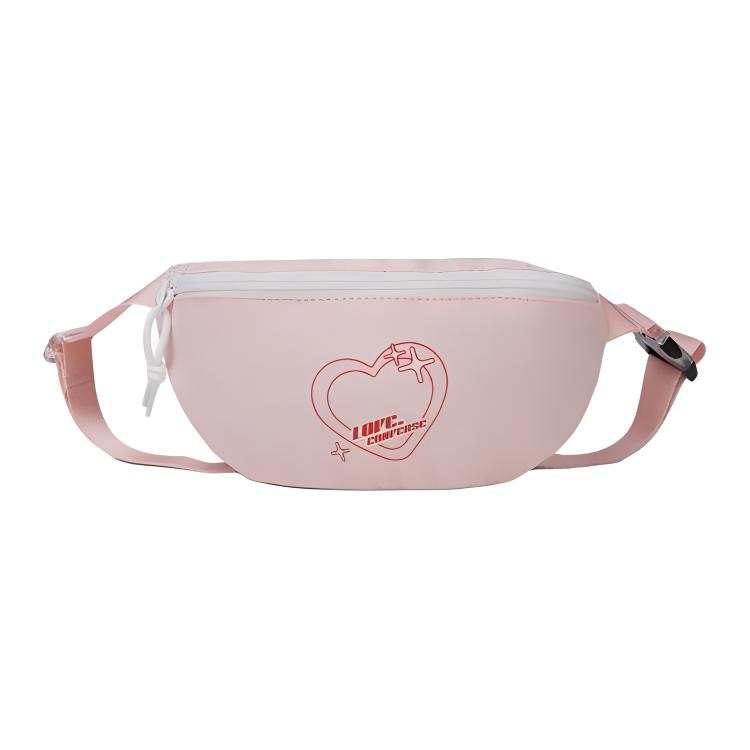 Converse Polyester Sling Bag, Fanny Pack, Shoulder Bag, Crossbody Bag Regular Unisex Pink