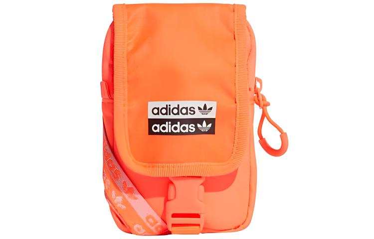 Adidas Originals Polyester Crossbody Bag Regular Unisex Orange