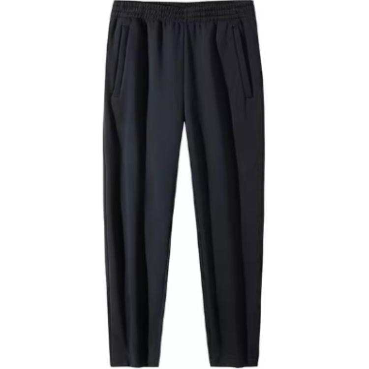 Anta Variety Training Collection Casual Minimalist Style Solid Color Fleece Lined Straight Fit Knitted Sweatpants Men's
