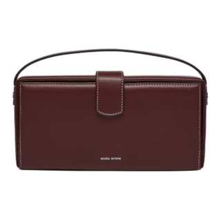 Magda Butrym Calfskin Handbag Women's Burgundy