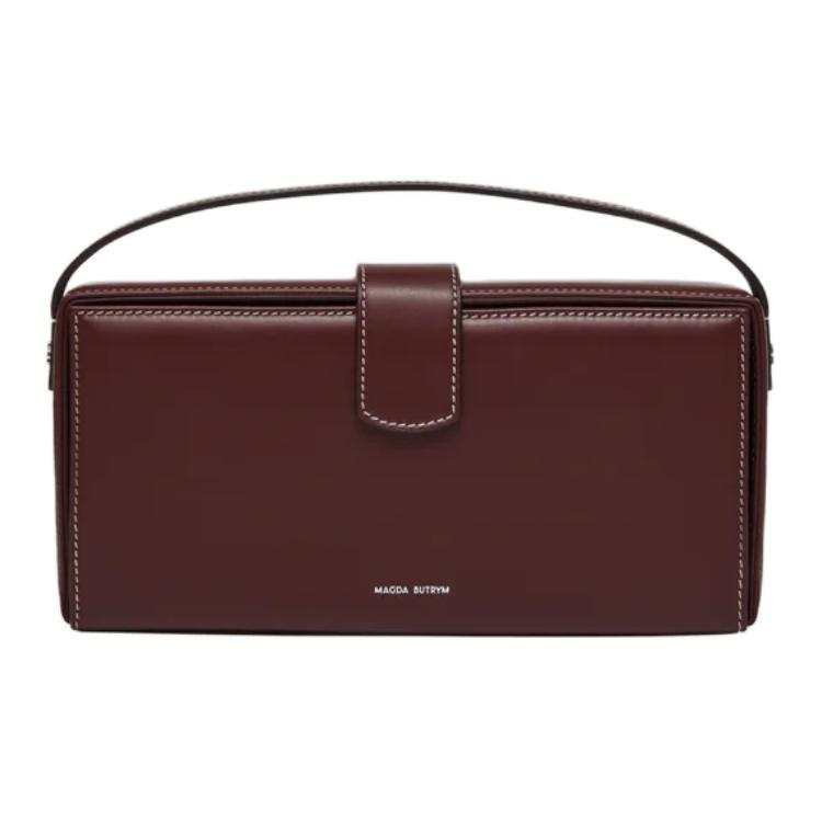 Magda Butrym Calfskin Handbag Women's Burgundy