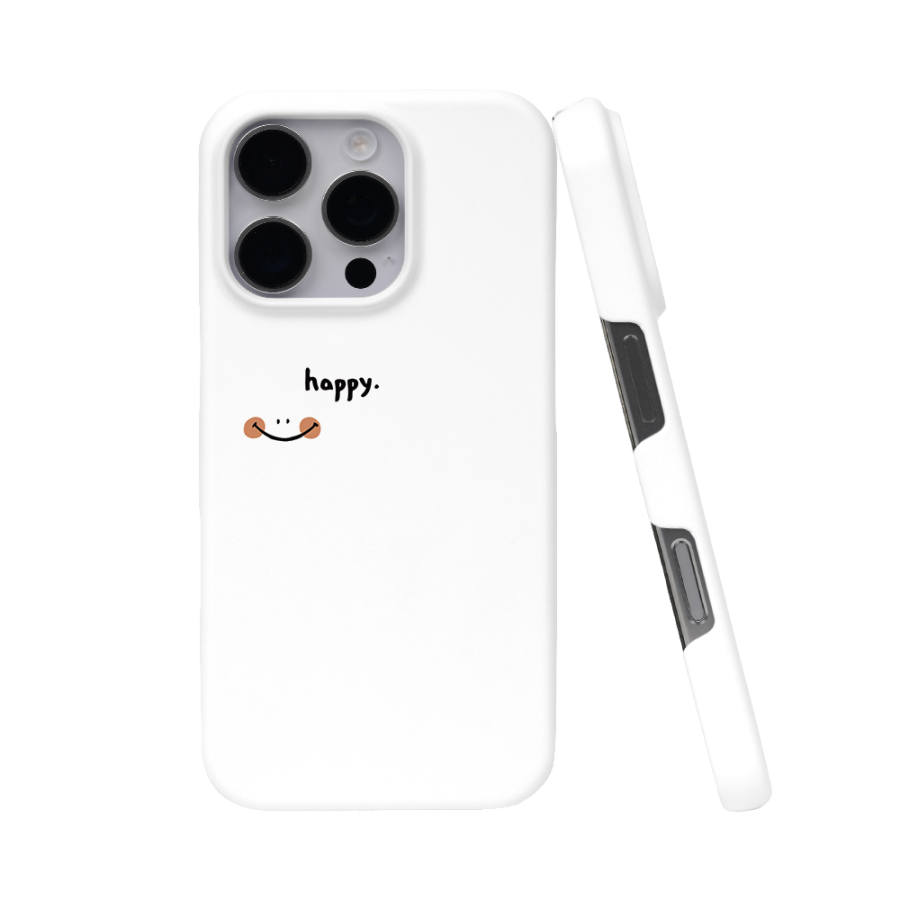 Keshami Keshami PC Material Drop Resistant Style/Half Coverage With Magnetic Matte Hard Shell Individual Minimalist Style Emoji
