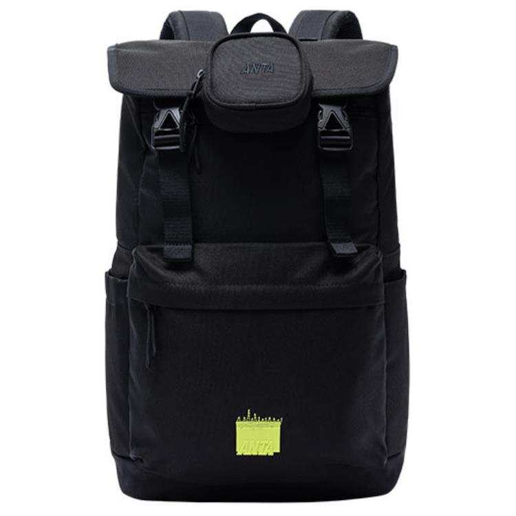 ANTA Anta Life Collection Fabric Backpack Unisex Black