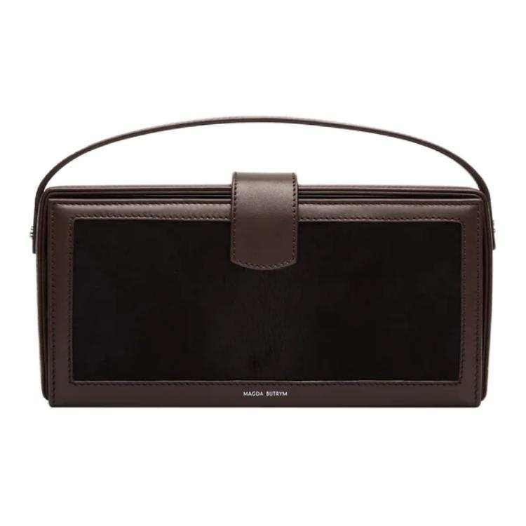 Magda Butrym Calfskin Handbag Women's Brown