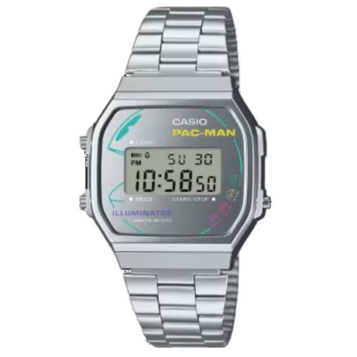 CASIO CASIO Water Resistant For Everyday Use Quartz Movement Metal Strap Watch Unisex Gray Dial
