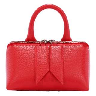 The Attico Friday Calfskin One Shoulder Handbag Mini Women's Red