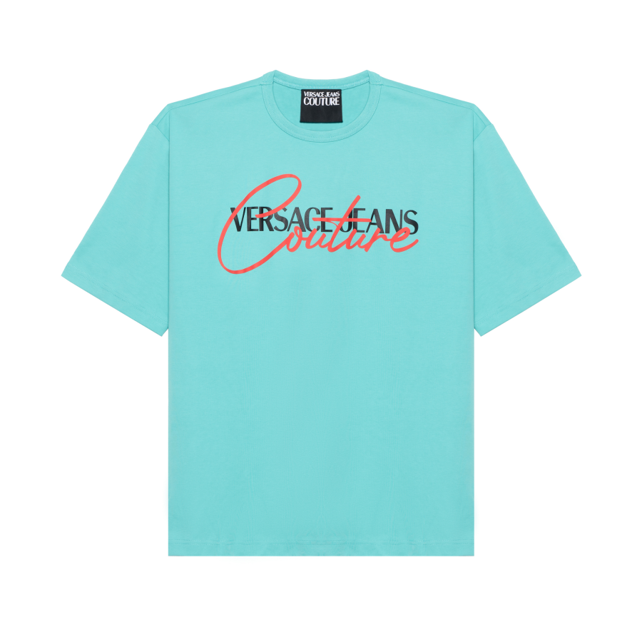 VERSACE JEANS COUTURE SS22 T Shirt Men's Lake Green