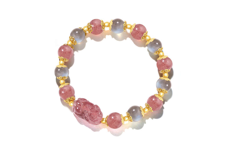 IWE IWE Quartz Jade Obsidian Beaded Bracelets Unisex