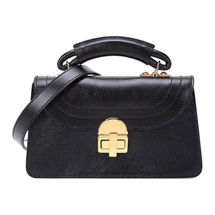 MARNI Cow Leather Portable Crossbody Bag, Shoulder Bag Women's Black
