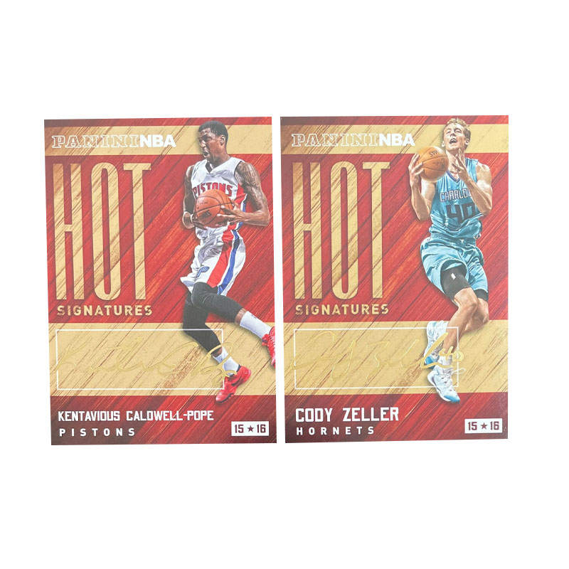 PANINI 2015 16 Pope, Signature, Autograph+Kodi, Zeiler, Signature, Autograph, Classic, Teka Sports Cards 2 Pcs