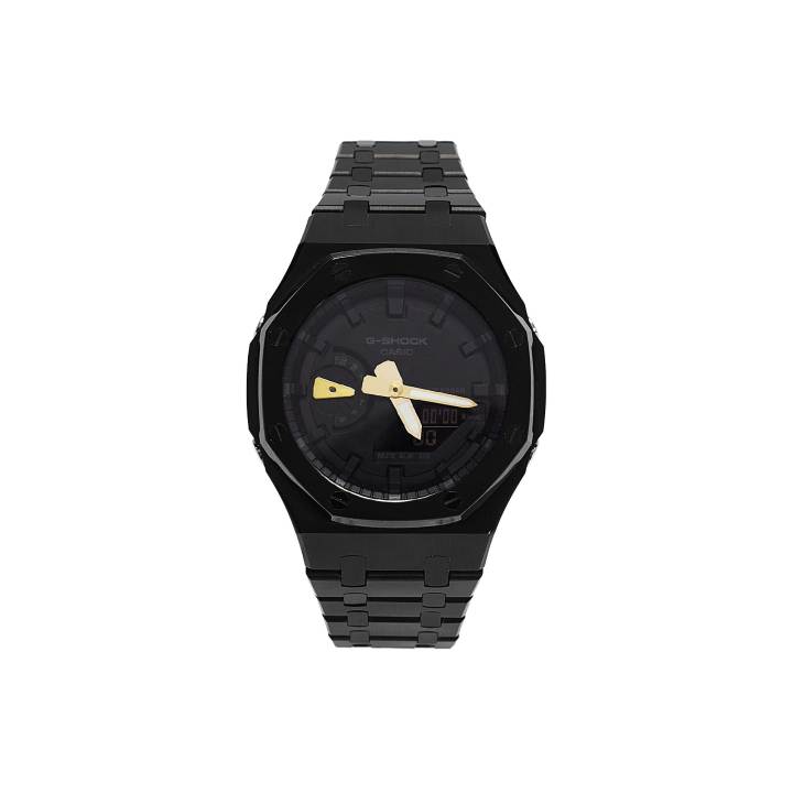 CASIO CASIO Men Liquid Crystal/Analog Dual Display Series 48.5mm Gold Watch