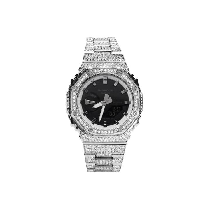 CASIO CASIO Men Liquid Crystal/Analog Dual Display Series 48.5mm White Watch