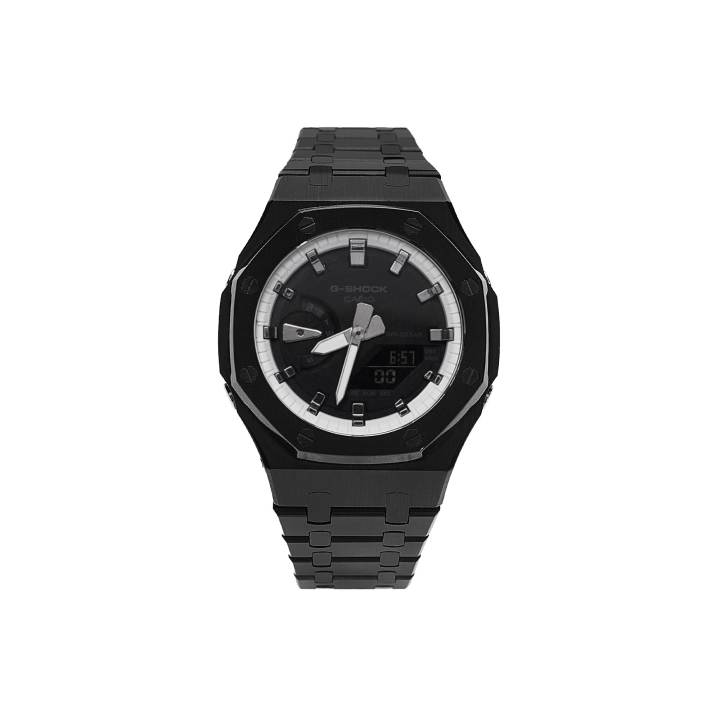 CASIO CASIO Men Liquid Crystal/Analog Dual Display Series 48.5mm White Watch